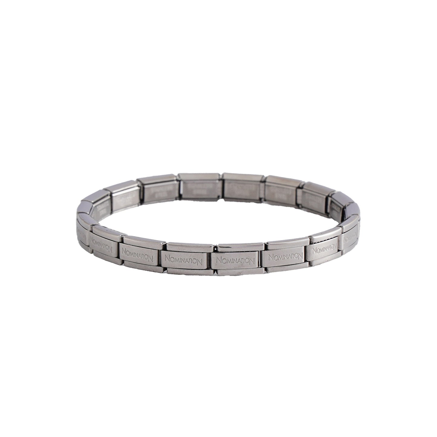 レディース 7mm イタリアンモジュラーブレスレット ストレッチミックス ファッショナブル ステンレス DIY 若者向けアクセサリー